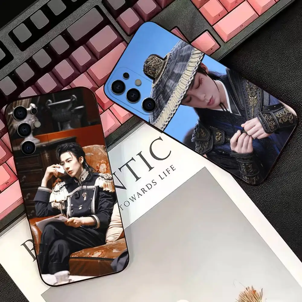 Popular Actor & Singer L-Liu Yuning  Phone Case For Samsung S26,S25,S24,S23,S22 Black Soft Protective Phone Case