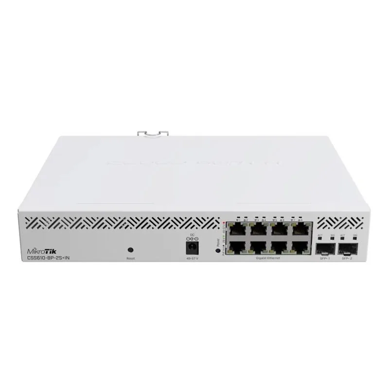 マイクロティク CSS610-8P-2S+IN 48V POEスイッチの実際の使い方と評価