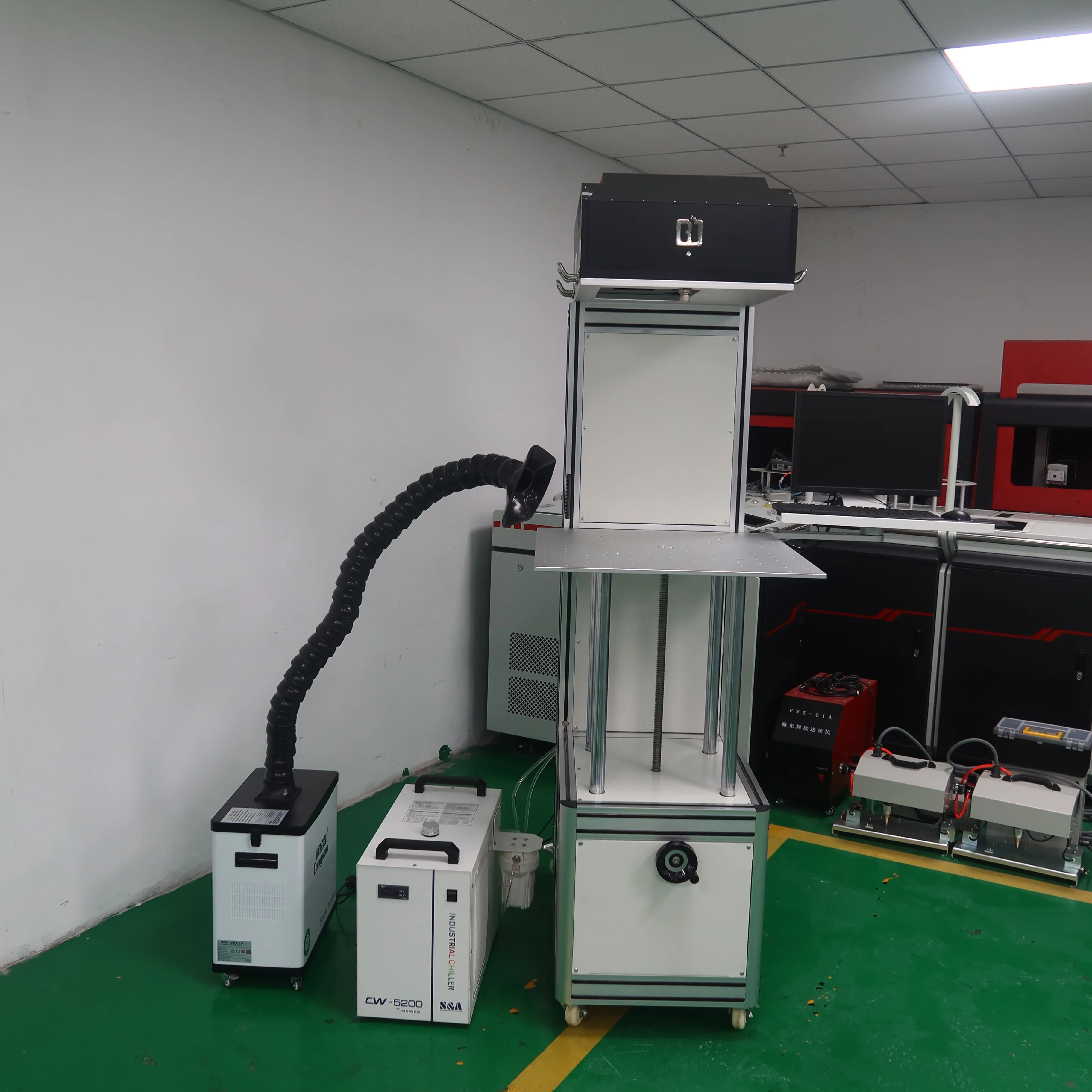 2026 3D Ccd  AI Co2 Laser Scanning Designing Marking Machine 400*400mm 120mm Height Tolerence 60w No Need Make 3d Drawing