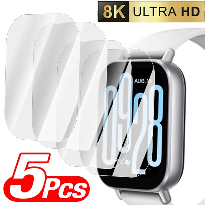 

Закаленное стекло премиум-класса 9H для Xiaomi Redmi Watch 5 Lite Active Smartwatch Защитная пленка для экрана HD Прозрачная защитная пленка от царапин