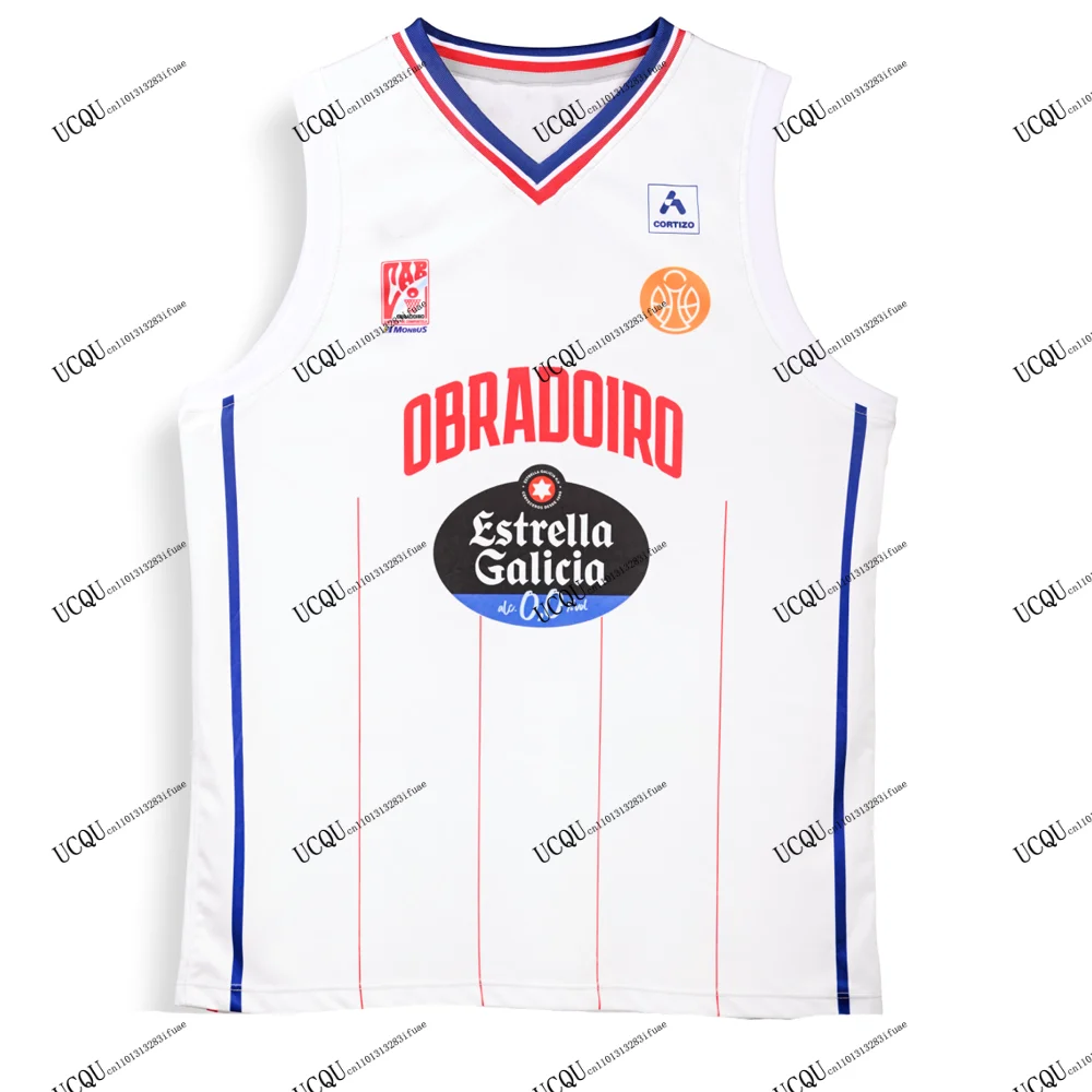 Obradoiro 2025-26 Spagna Maglie da basket T-shirt con stampa 3D Nuovo arrivo Gilet casual atletico Adulti Unisex Home Away League