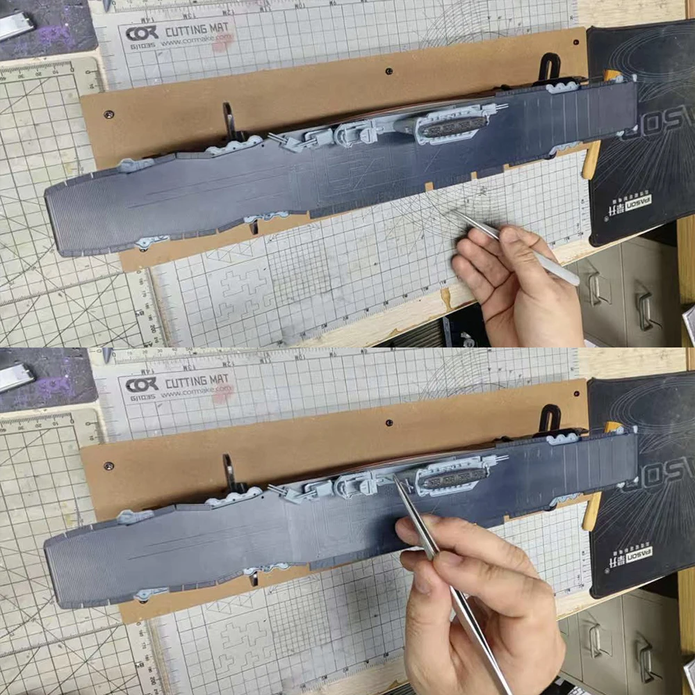 Ship Building Stand Holder Adjustable Warship Building Berth Jig with Compatible Clamp Assembly Stand for Naval models