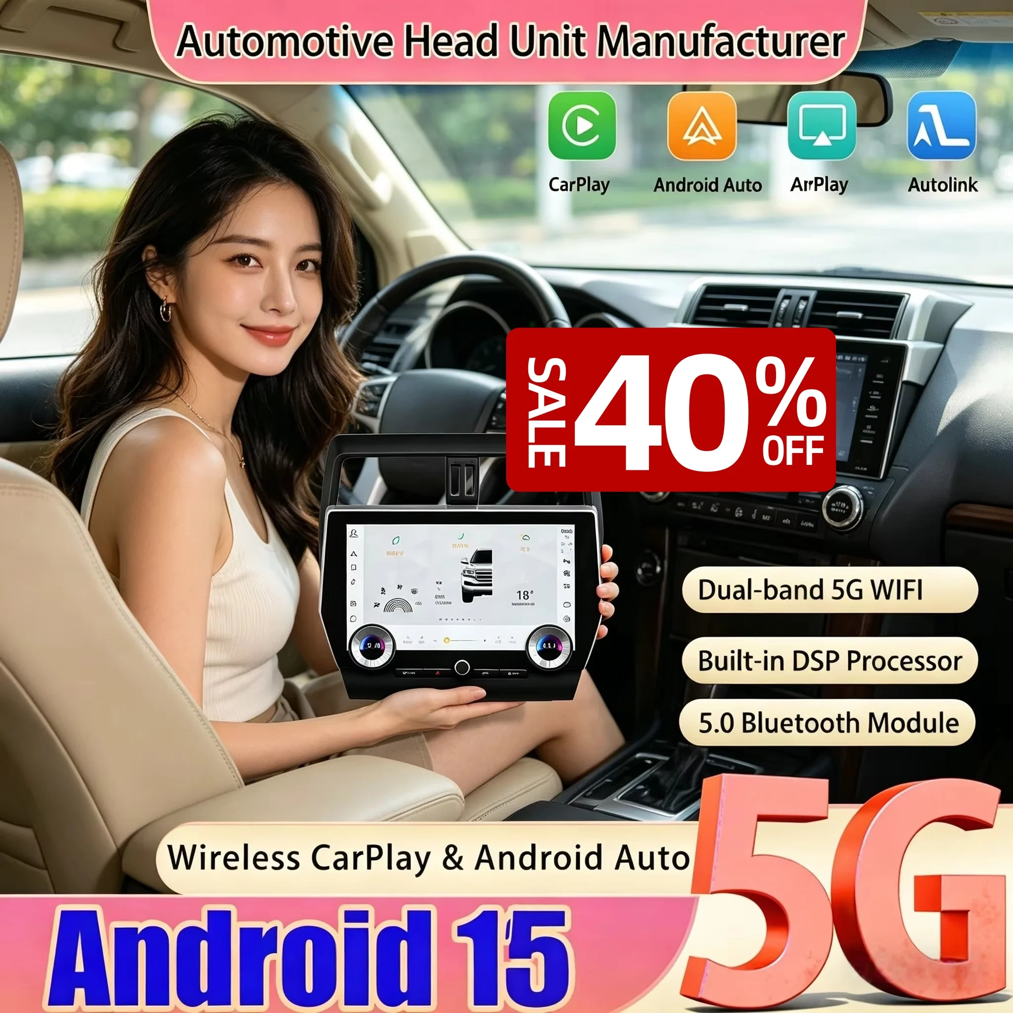 11.6inch Screen Car Multimedia Player Navigation For Toyota Land Cruiser Prado 150 LC150 2010-2022 Stereo Autoradio  GPS Android