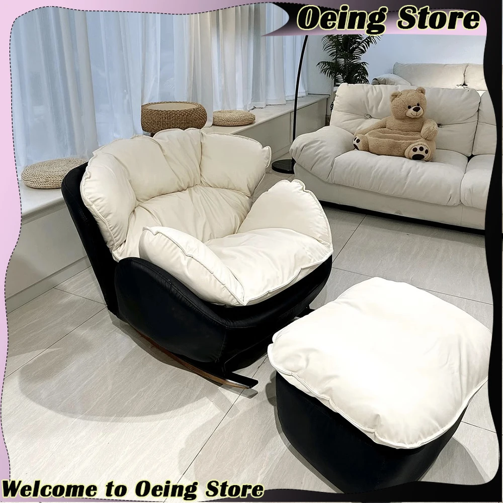 كراسي مرنة مريحة لغرفة المعيشة مسند للقدمين كرسي كراسي أرضية مصمم للتأمل Articulos Para El Hogar أثاث منزلي #2