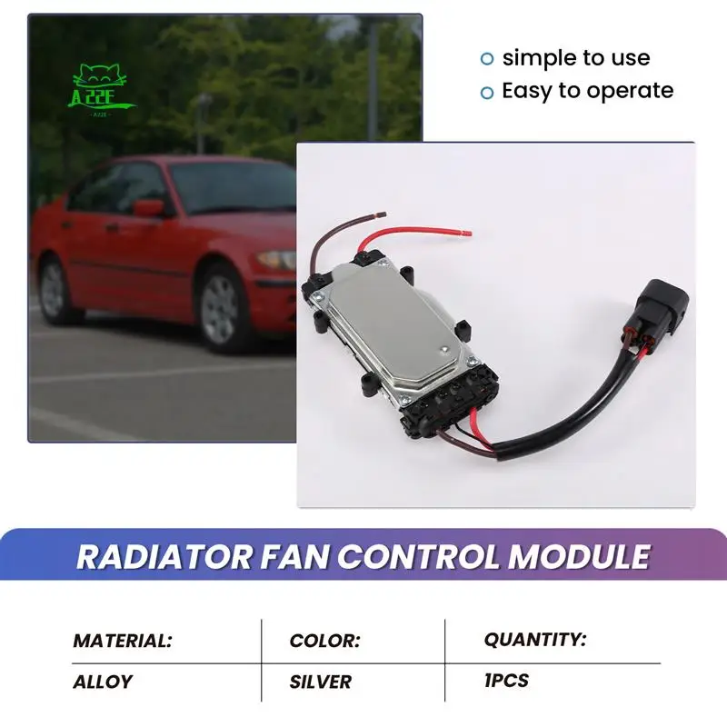 

A22E-Car Radiator Fan Control Module For BMW 3Series E46 316Ci 3116Ti 318Ci 318I 318Ti 320Ci 320I 323Ci 328I 330I 7561757