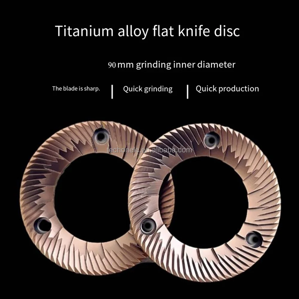 90MM Commercial Heavy-Duty Professional Electric Coffee Bean Grinder 12-Setting Automatic LED Display Portable for Hotel