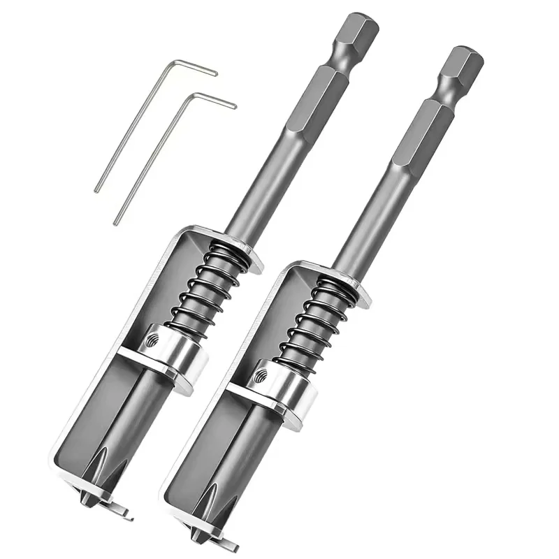 Spring Loaded Screw Holder Bit,Screw Gripper Tool Universal Anti-drop Screwdriver Bit Screws Retaining Holders Clamp Fixing Set
