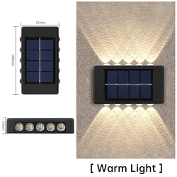 Zasilany energią słoneczną 8/10/12/16led lampy słoneczne oświetlić światło dekorację domową Solor Led na zewnątrz wodoodporny