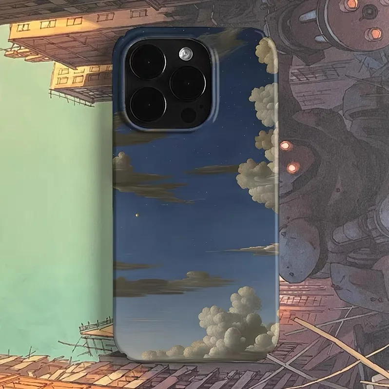 

Blue Starry Sky at Night Phone Case for IPHONE 17 Air 16E 15 PROMAX 14 Plus 13 12 MINI 11 PRO 16Plus XR XS Acrylic Phone Cover