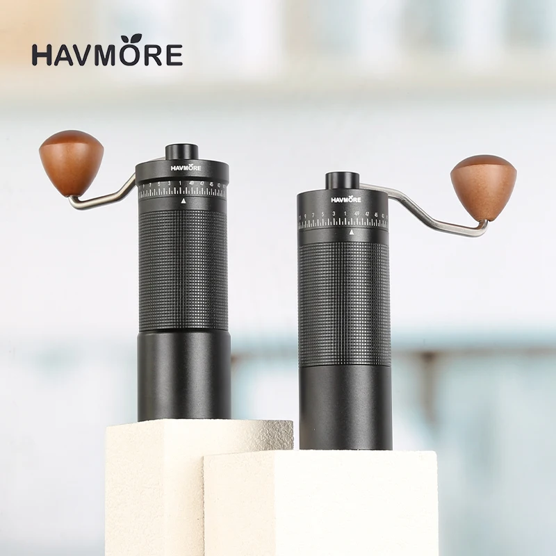 

Ручная кофемолка Havmore Portable Mini 5-Star с коническими жерновами из нержавеющей стали