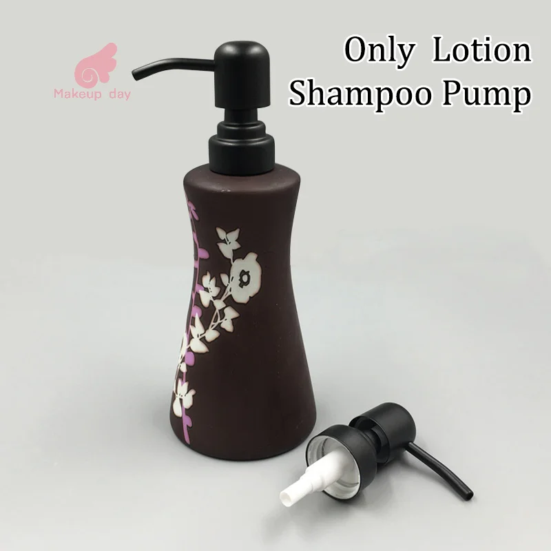 Roestvrijstalen dispenser voor vloeibare zeep Toilet Handvervanging Lotion Shampoo Pomp voor badkamer