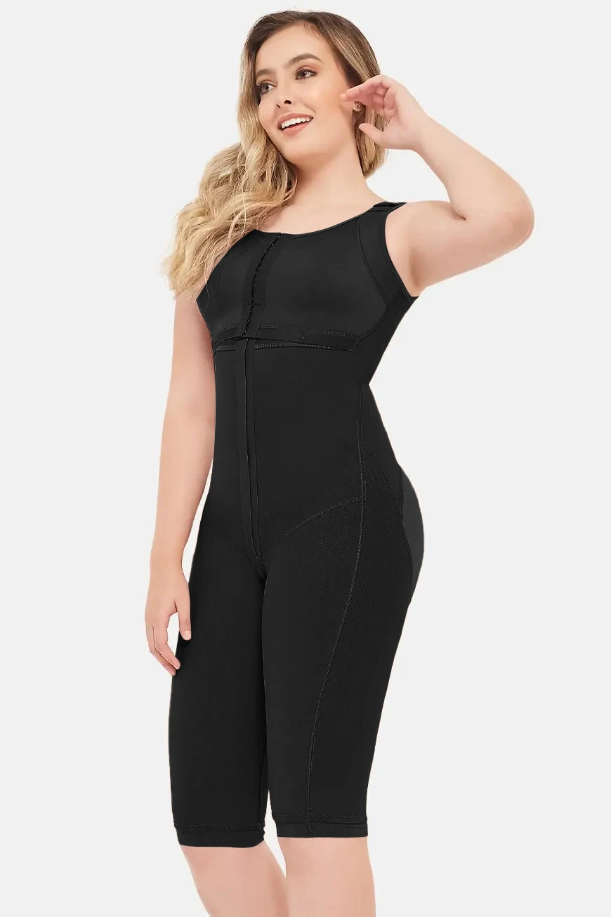 Long shapewear with a sleeveless chest tuck fajas colombianas tummy control butt lifter body shapewear women slimming girdle