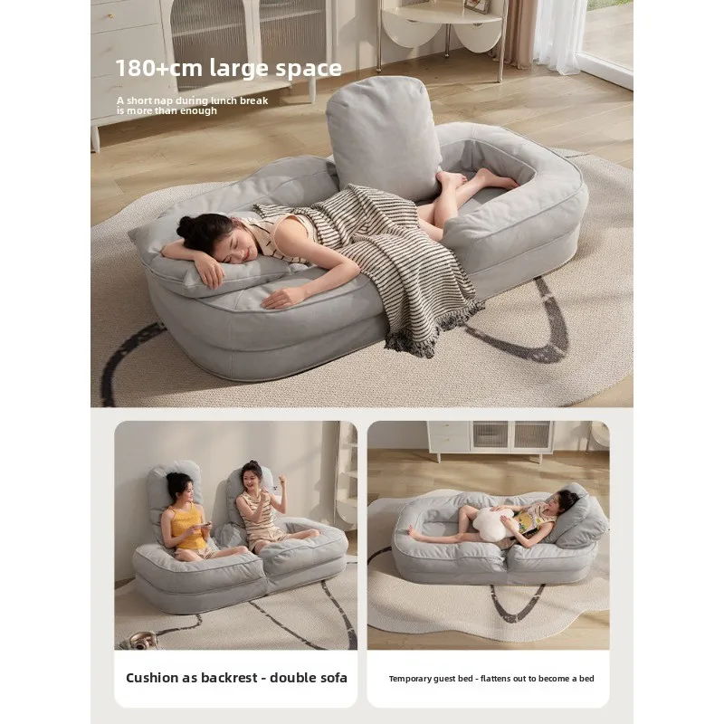 Human kennel lazy sofa bed reclining sleeping tatami folding balcony bedroom recliner XJ058