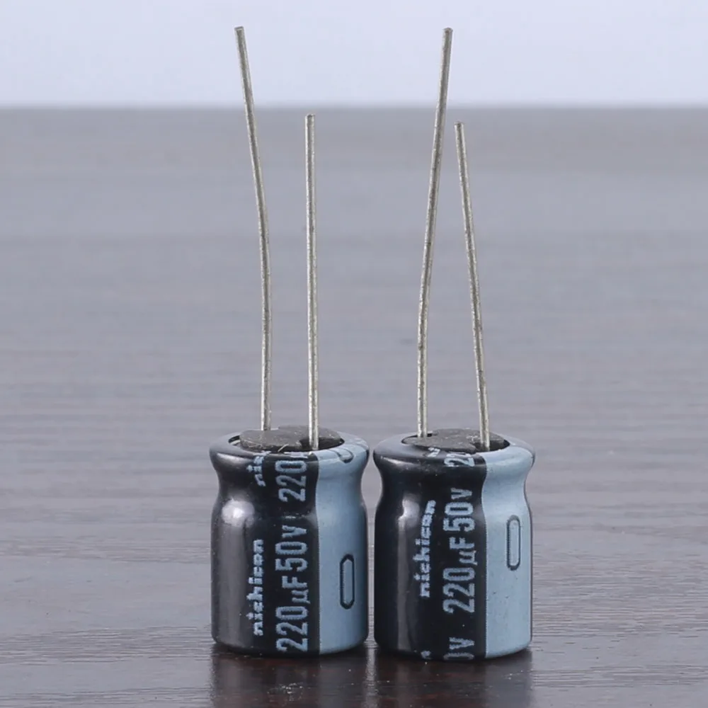 

10pcs Nichicon VZ 220mfd 50v 220uf 10x12.5mm electrolytic Capacitor 105C