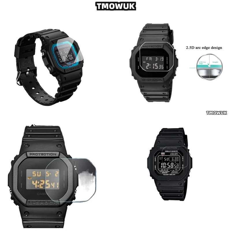

For Casio DW-5035 DW 5600 GW-B5600 GW M5600 Ultra-Thin 9H Tempered Glass, Minimalist Design Meets Maximum Protection.