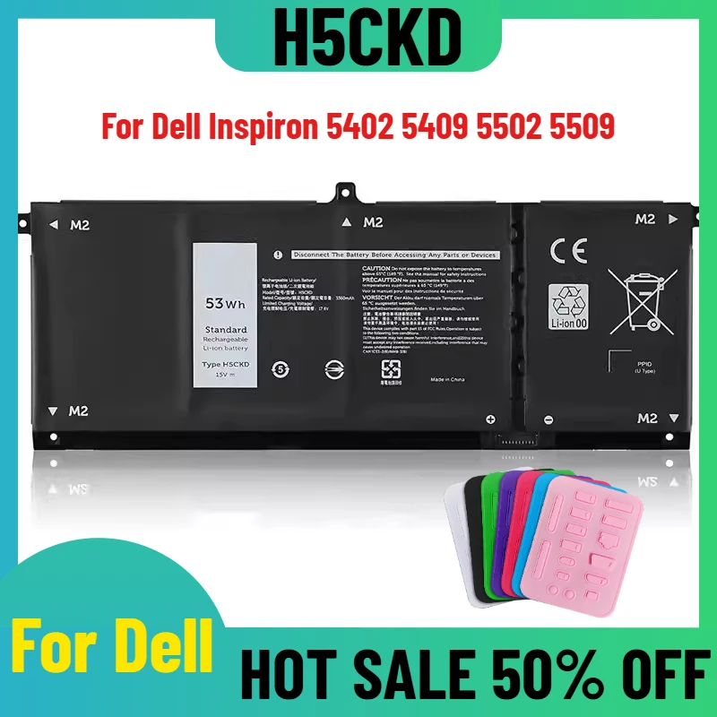 

3500mAh for Dell Inspiron 5402 5409 5502 5509 H5CKD Laptop Battery