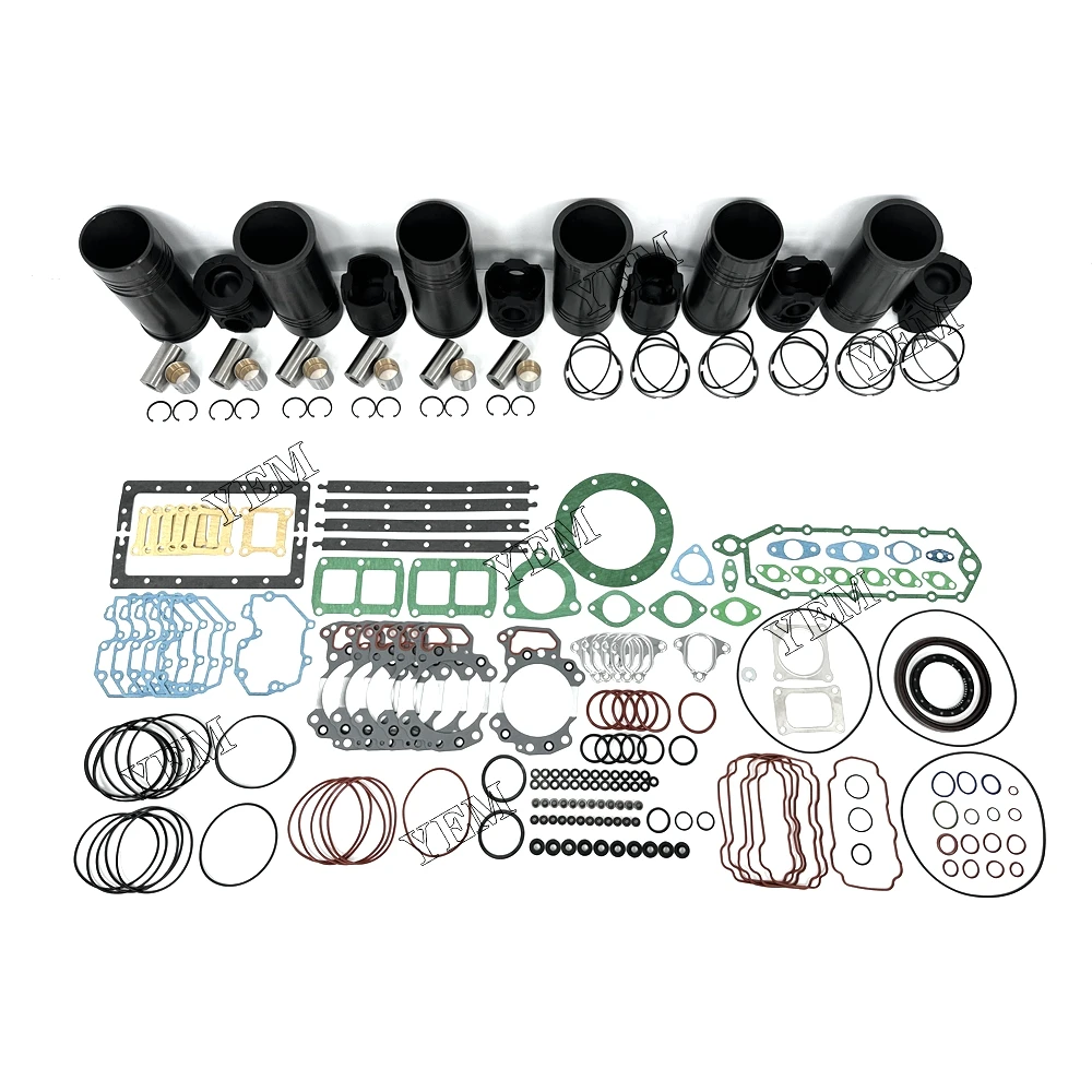 Part Number 6151-31-2710 Overhaul Kit With Gasket Set For Komatsu 6D125 Engine Spare Parts