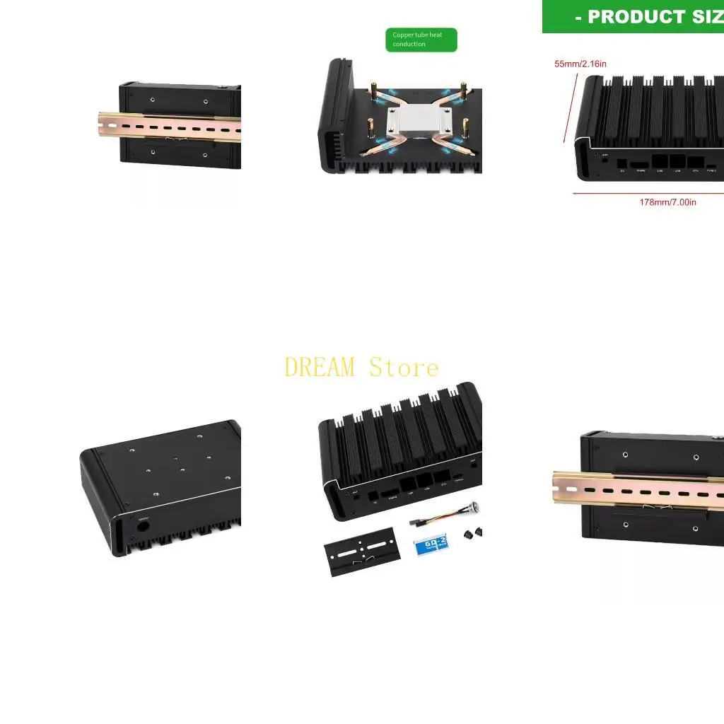 Embedded Board Housing for Orin, Passive Cooling Alloy Enclosure Best Sale