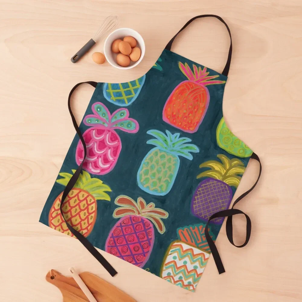 

Quirky Pineapples Apron esthetician beauty master Kitchen Items For Home kindergarten teacher Apron