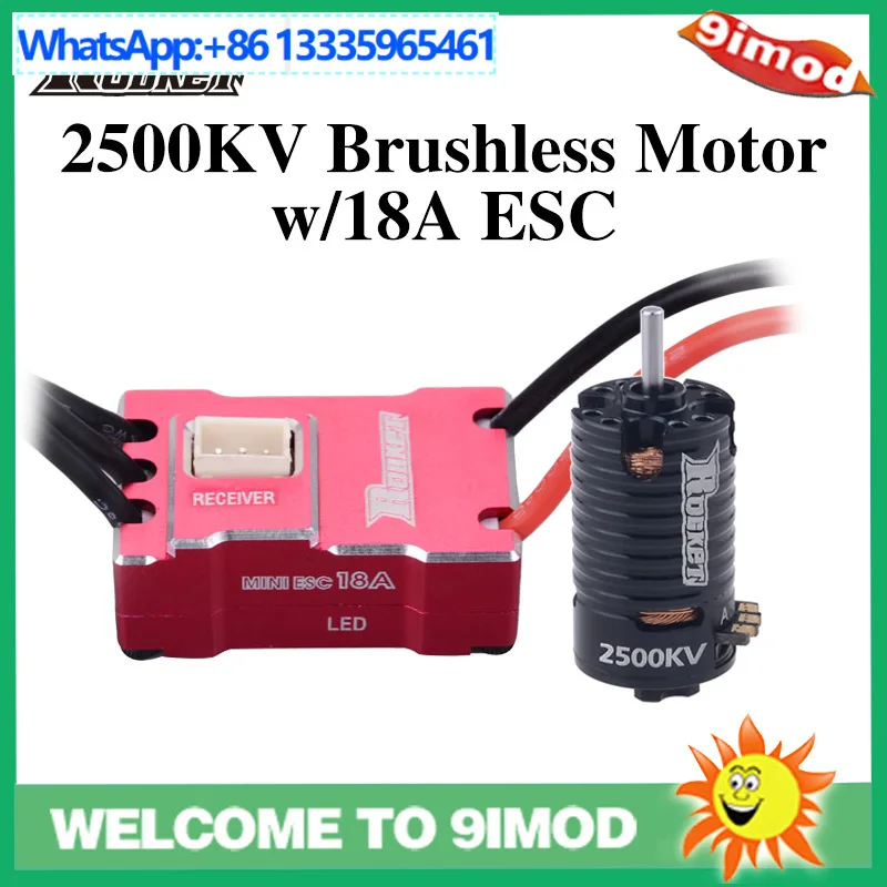 ROCKET 1410 MINIZ brushless motor and 18A ESC set