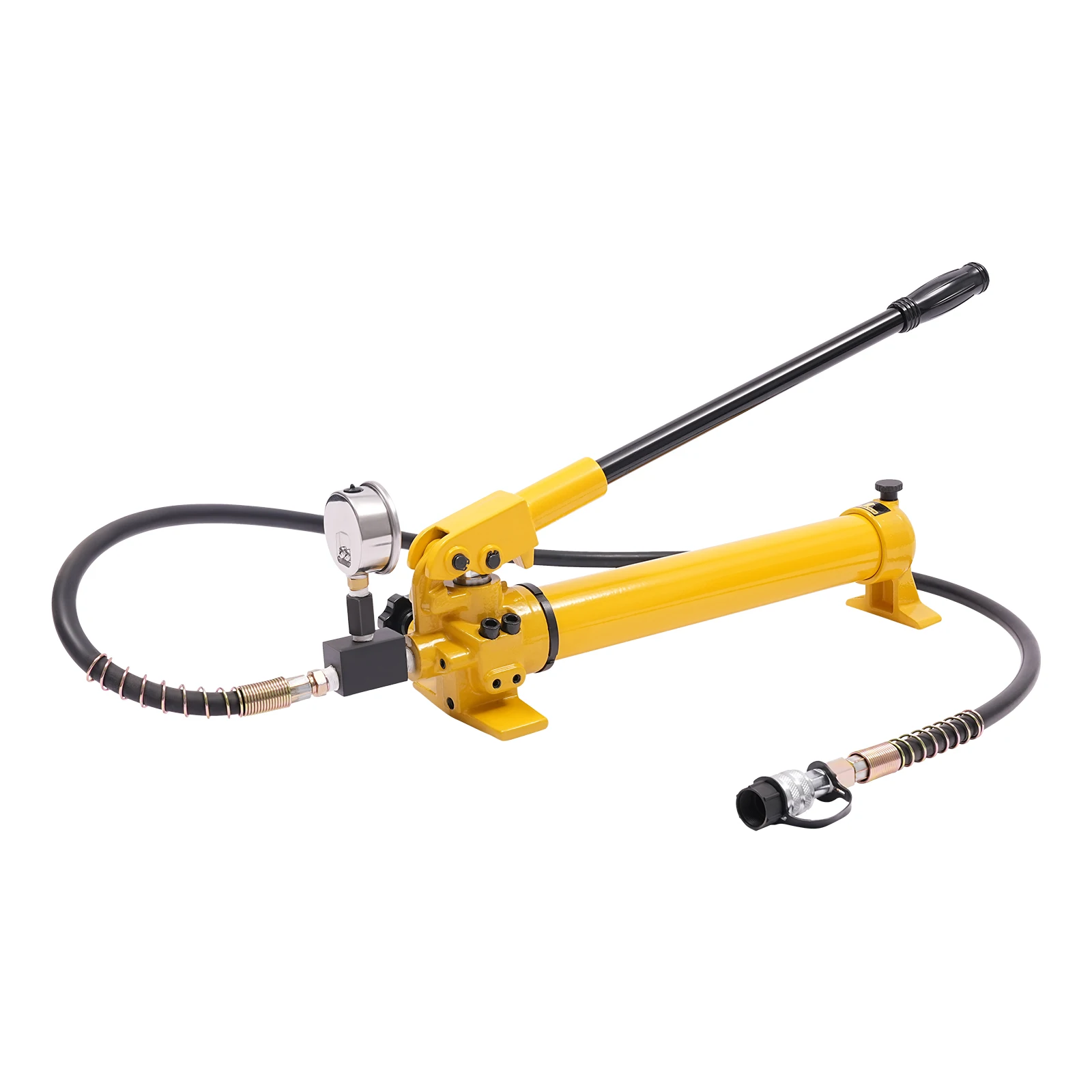 CP-700 Pompa idraulica manuale con manometro Accessori per utensili idraulici con pompa manuale in metallo da 700 cc