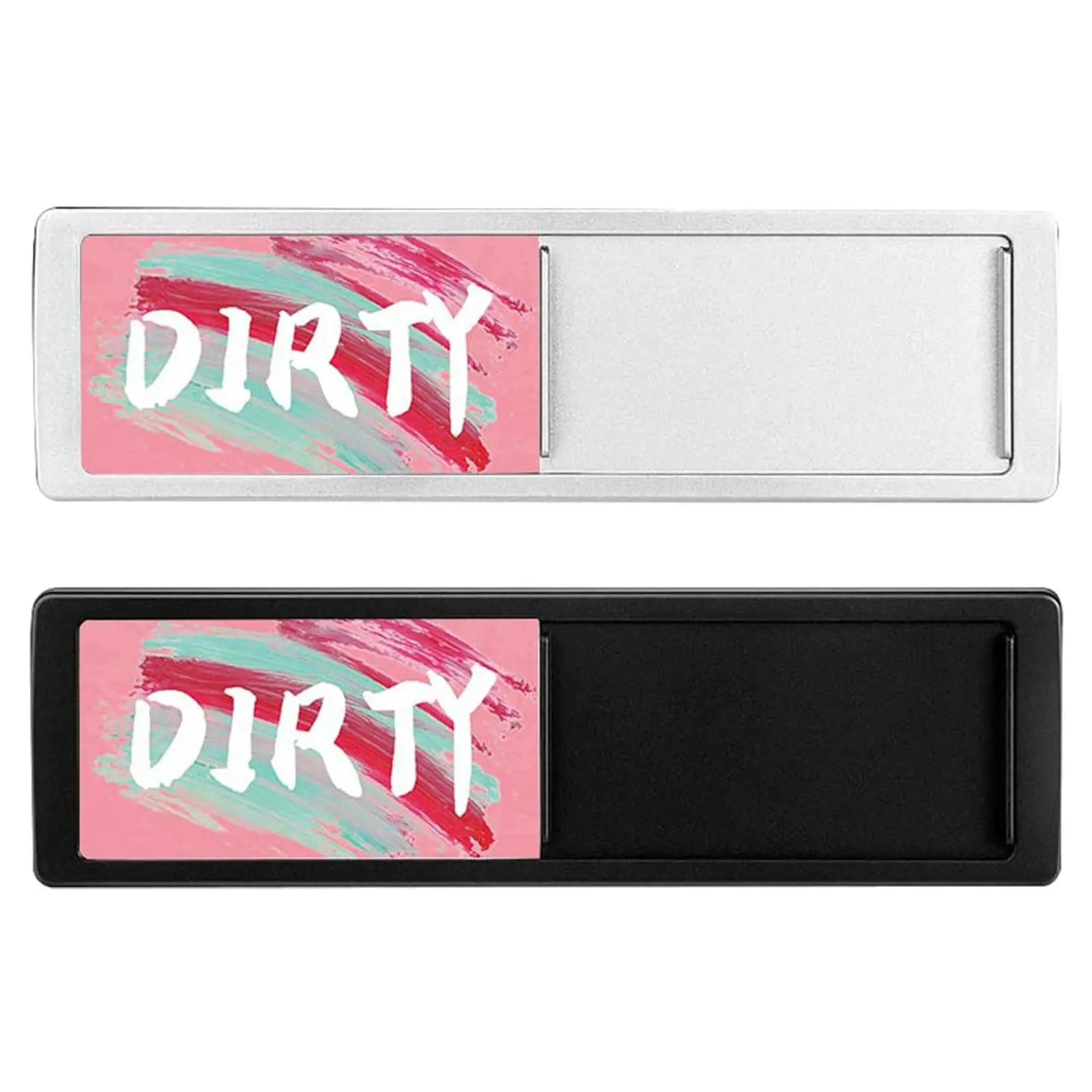 Portable Dishwasher Magnet Clean Dirty Sign Modern ABS Acrylic Flip Display for Kitchen Appliance Indicator