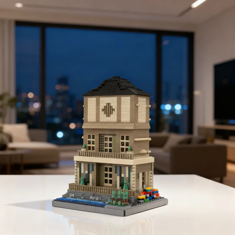 

3935pcs MOC Ocean House Colosseum Architecture Model Building Blocks Architecture Toys Christmas Gifts Education Kids Idea Toy