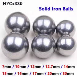 1/5/10Pcs Unhardened Q235 Solid Iron Balls Ø7 10 12 12.7 14 15 16 17 20 30mm Smooth Round Beads