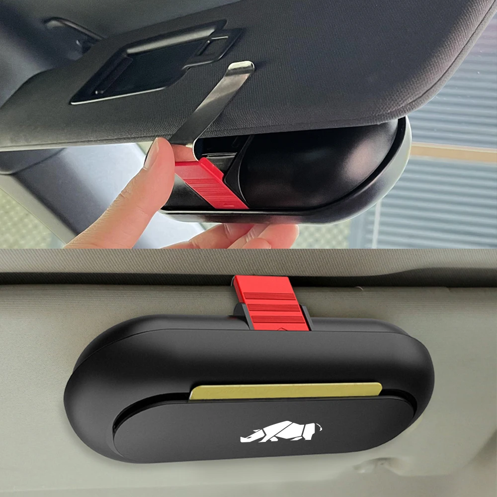 For Suzuki Jimny JB23 JB64 JB74 JB43 JB53 JB32 Glasses Holder Car Sun Visor Glasses Storage Case Auto Visor Sunshade Holder