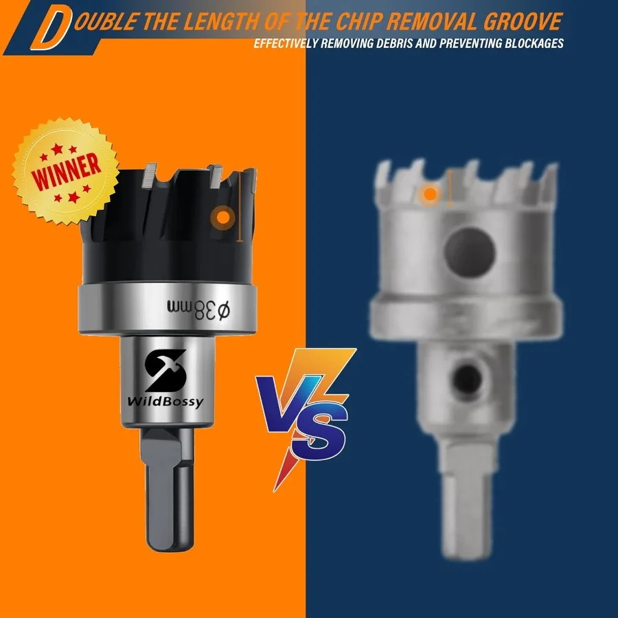 كربيد هول المنشار عدة للمعادن TCT هول المنشار مجموعة لقمة مثقاب ثقب القاطع عدة للفولاذ المقاوم للصدأ 4 قطعة 3 4 إلى 11 2 مثالية للدقة