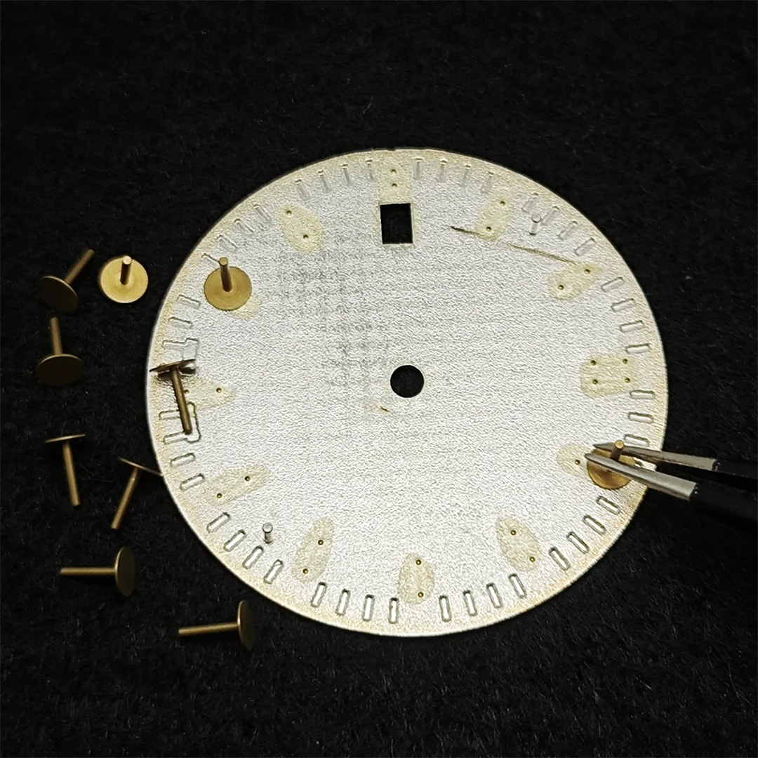 Watch Dial Locator Pin Watch Dial Accessories Foot Pegs Dial Repair Parts Fixing Accessories Locator Pin Diameter 0.6mm