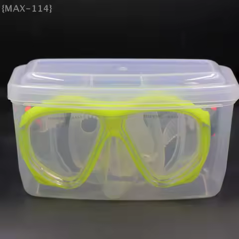 【Ja】Hard Plastic Scuba &amp; Snorkeling Mask Storage Box - Transparent Protective Case for Diving Goggles &amp; Swim Glasses