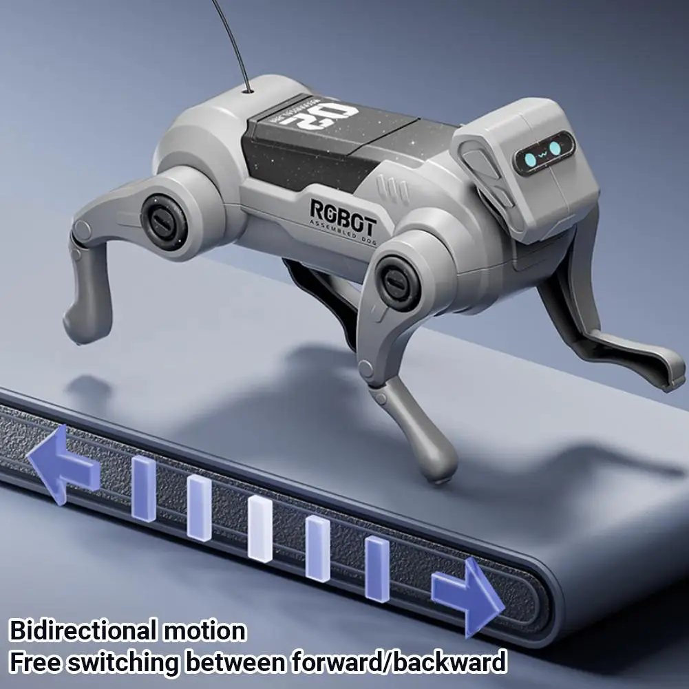 Robot Dog Toys DIY Assembly Toys Remote Control Walking And Climbing Intelligent Robot Dog Toy Gift For Children Y4T9