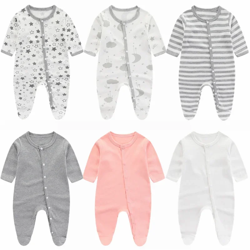 Newborn Baby Bodysuit New Spring Cotton Girls Rompers Infant Clothing Soft Baby One-piece Boys Bodysuit Boy Clothes 0 to 9 Month