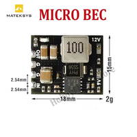 MATEK MICRO BEC 6-60V TO 5V/9V/12V-ADJ 18*15mm for RC Model Airplane Helicopter FPV Racing Drones DIY Parts