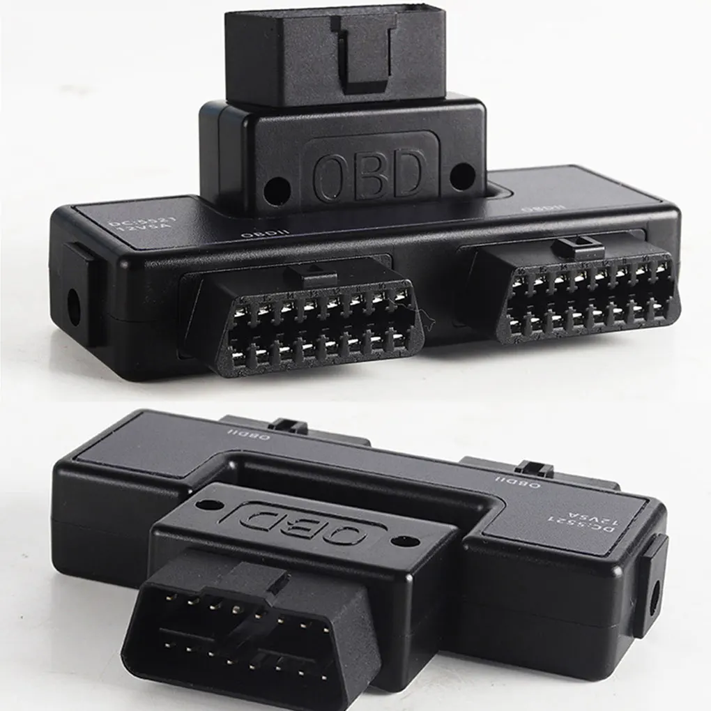 

OBD2 Один разделенный на два провода-переходника 16-контактный 16-ядерный кабель расширения OBD Разъем-адаптер Универсальный кабель DC5521