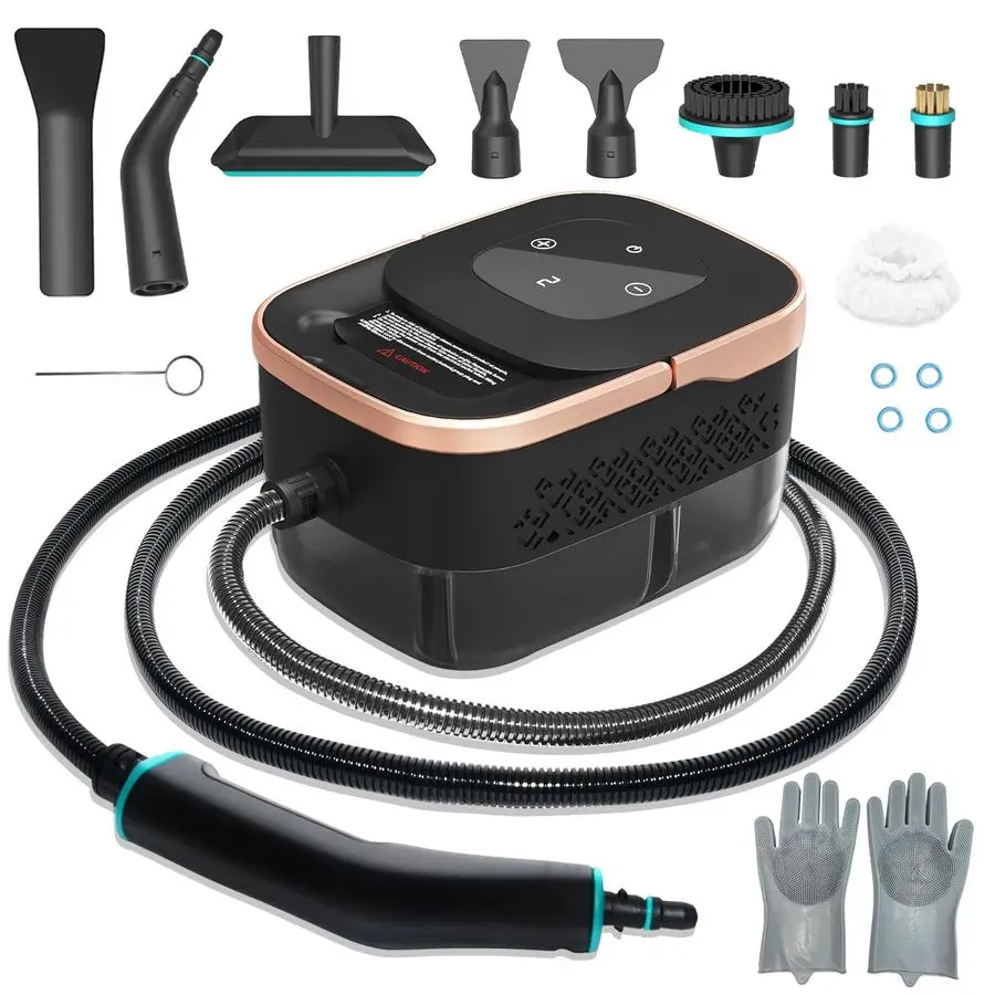 Steam Cleaner,15s HeatUp,42.27oz Tank,6Level Adjustable,2500W Portable Steamer for Cleaning with 11PCS Accessories,Steam Cleaner