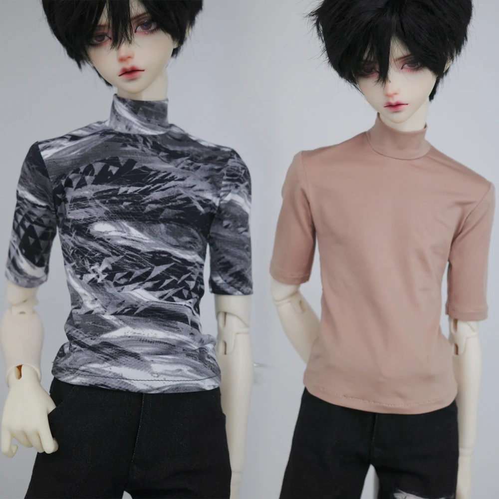 D09-P072 children handmade toy 1/4 1/3 SD10 POPO68 uncle ID75 doll BJD/SD doll's Close fitting half neck mid sleeved undershirt