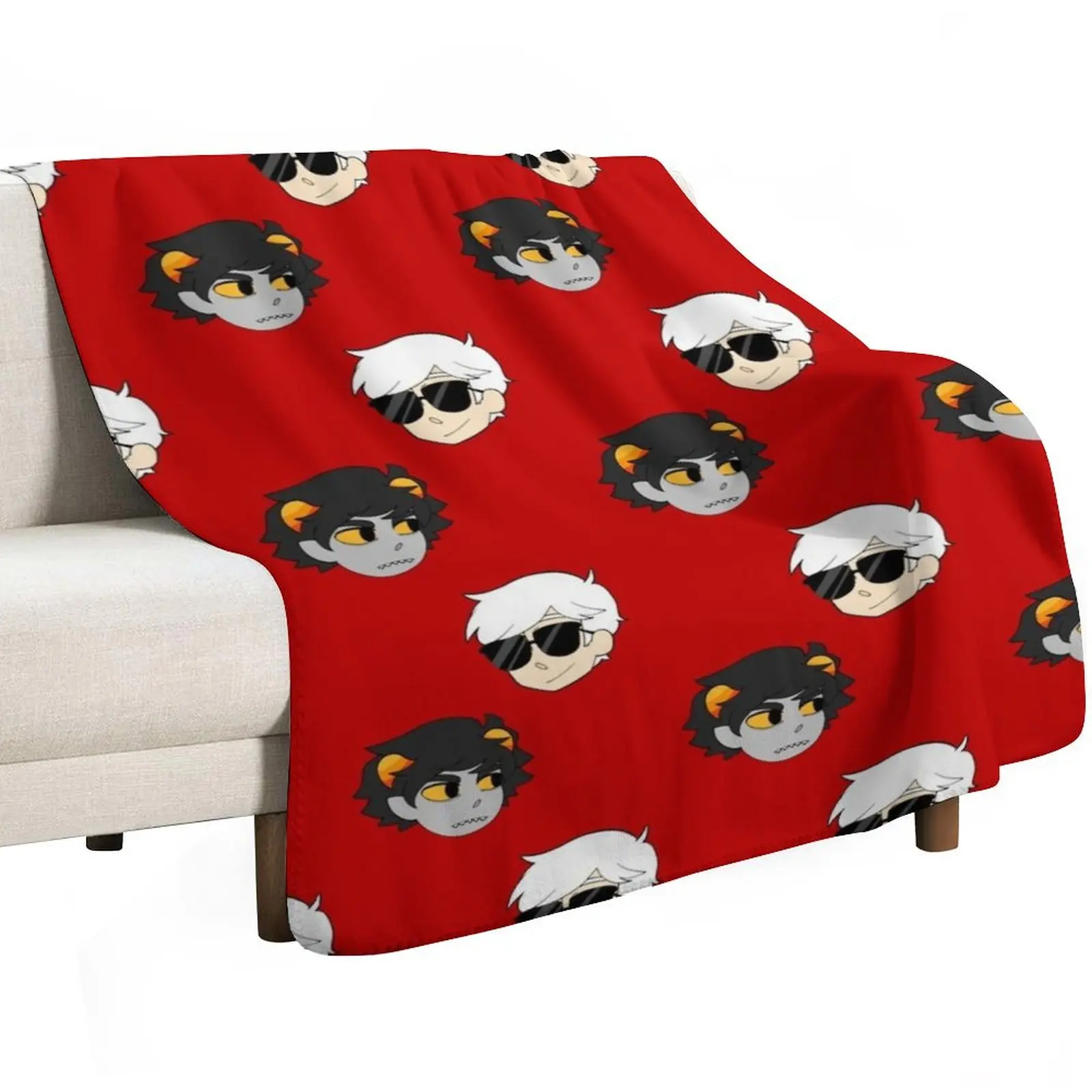 Dave and Karkat Throw Blanket Beautifuls Soft Big Sofas Personalized Gift Loose Luxury Brand Blankets