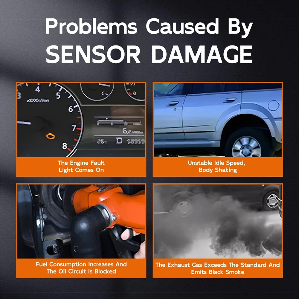 Sensor Nox de alta qualidade 8K0907807E 8K0907807AF 5WK96688 para 2012-2015 VW Passat 2.0L-L4 Audi A4 S4 A5 S5 8K0907807C 03L907807AD