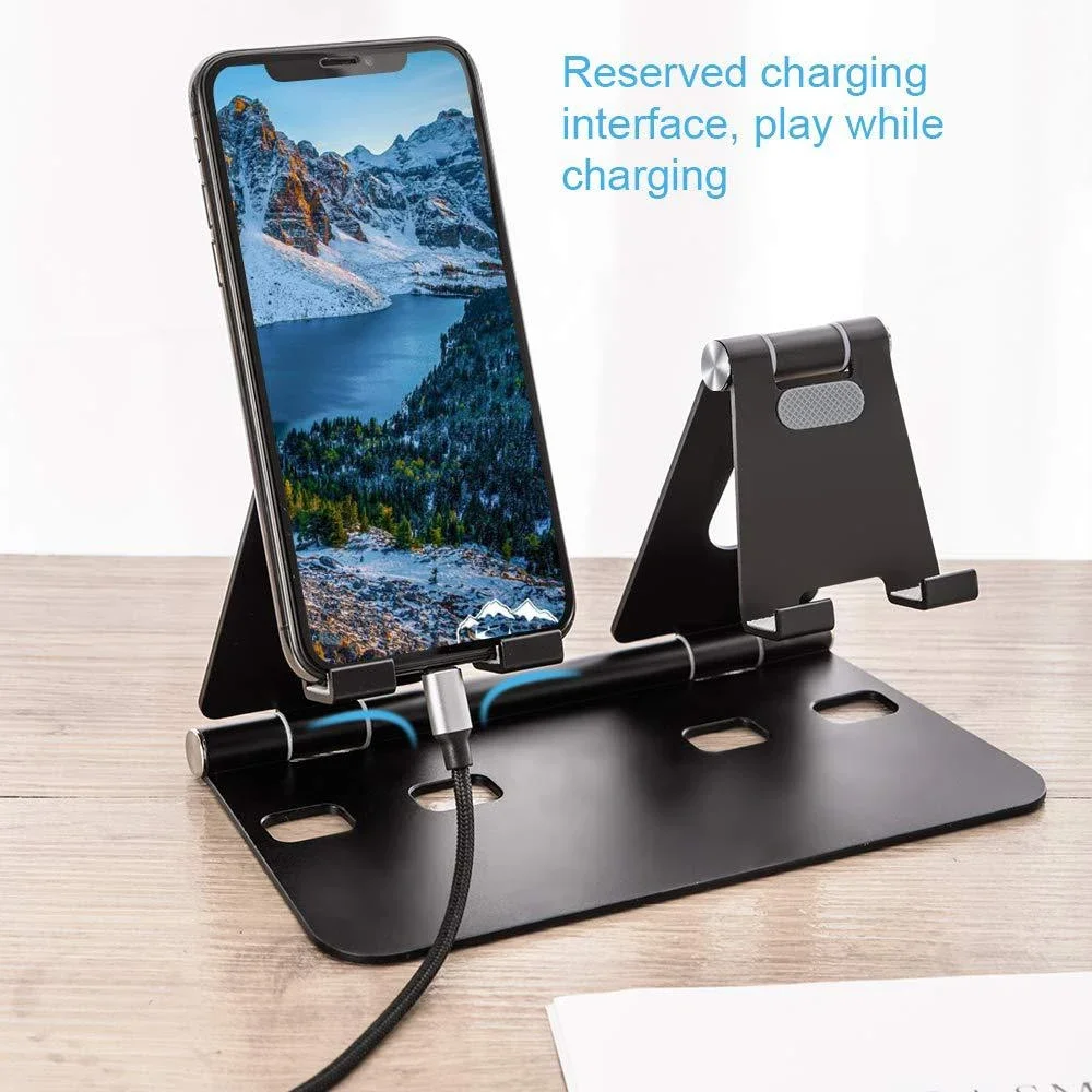 Adjustable Aluminum Alloy Tablet Phone Stand Foldable Desktop Holder for Ipad Pro 4 To 13