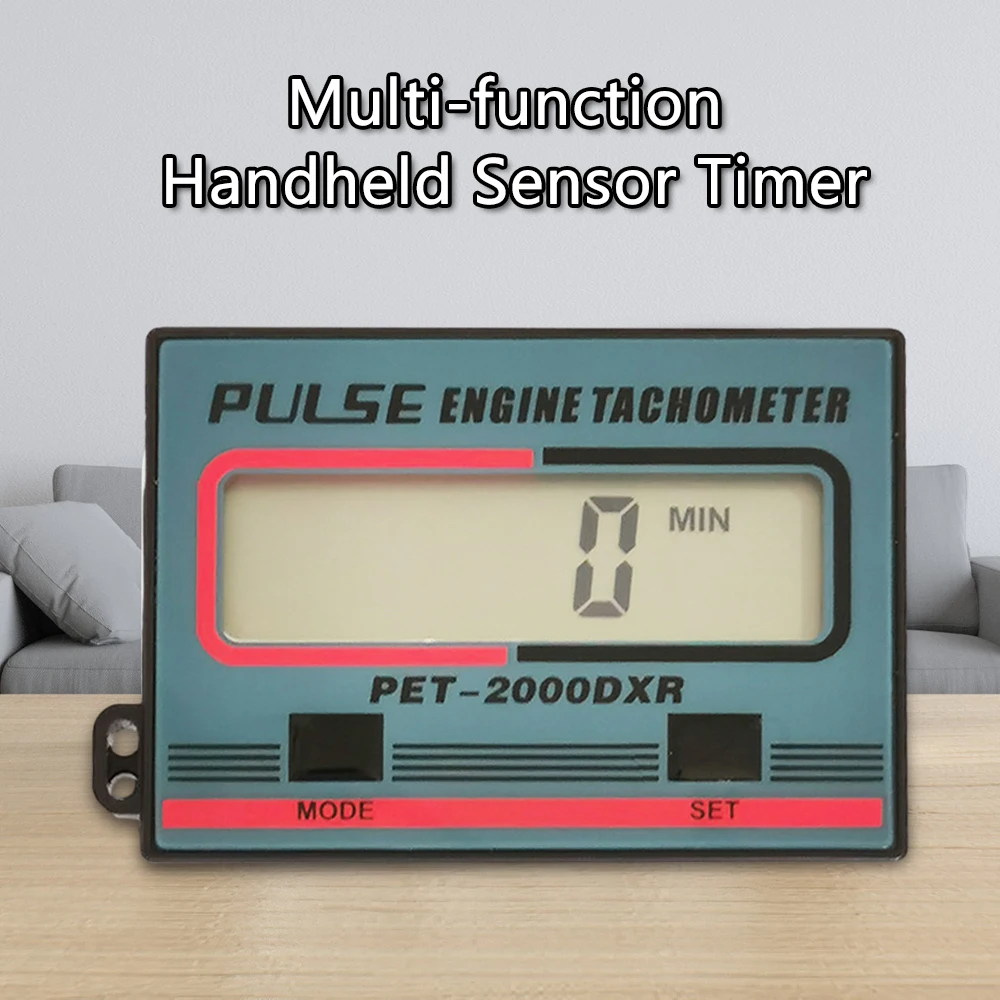 Pulso Motor Tacômetro Gauge Digital Tach Hour Meter para Atv Cortador de Grama a Tempos Velas de Ignição Acessórios 100 a 30000 Rpm