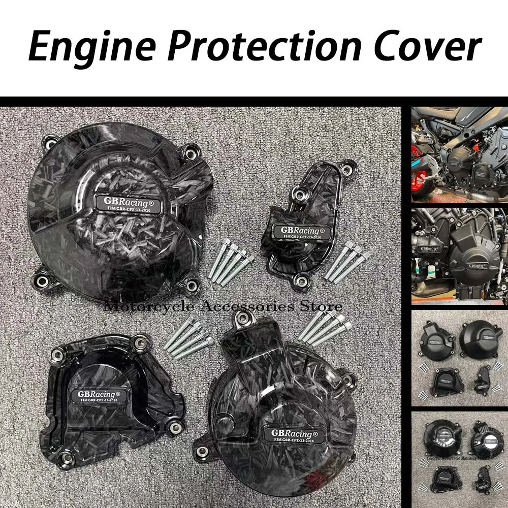 Engine Cover MT09 & SP & TRACER & SCRAMBLER FZ09 2021~2024 For YAMAHA Motorcycle Alternator Clutch Protection Cover Accessories