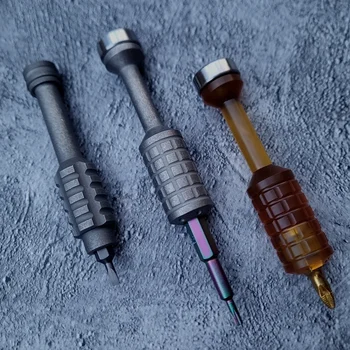 EDC 티타늄 합금 PEI 스크루 드라이버, 휴대용 가제트, 크로스 비트 라이딩 장비, 야외 캠핑 다기능 기어, EDC 도구
