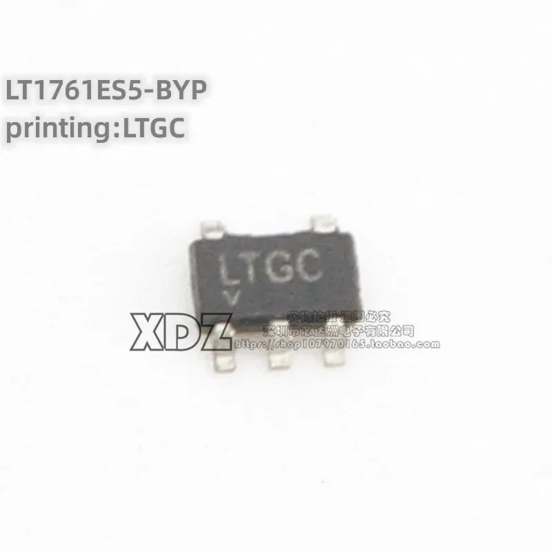 5pcs/lot LT1761ES5-BYP LT1761ES5 Silk screen printing LTGC SOT23-5 package Original genuine Linear voltage regulator chip