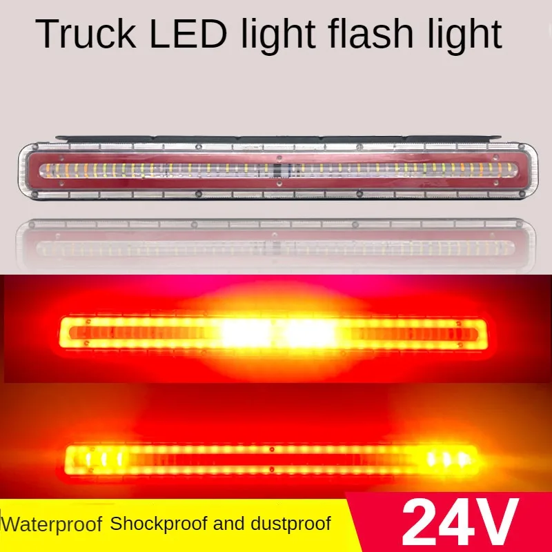 Fanale posteriore lampeggiante a Led per camion 24v fanale posteriore impermeabile 6d ad alta luminosità ausiliario