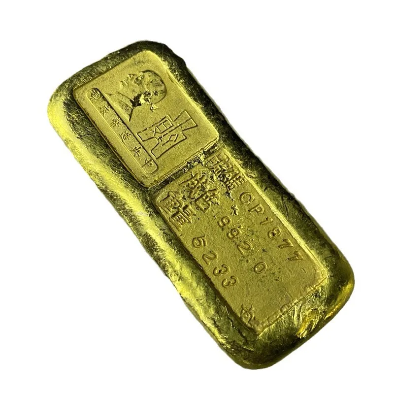 

Republic of China dragon and phoenix film and television props, copper gilt Sun Yat-sen gold bars, Yuan ingots