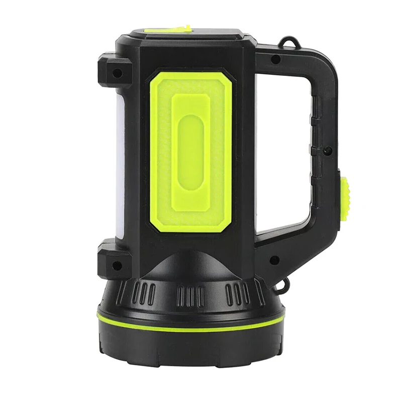 Linterna de luz LED recargable, lámpara portátil para el hogar, Camping al aire libre, Nightwalk, foco de mano