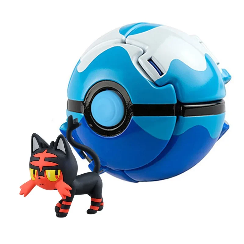 Pokemon Elf Bal Pokeball Anime Figuur Cartoons Pikachu Charizard Piplup Kyogre Pocket Monster Huisdier Anime Action Model Speelgoed Geschenken