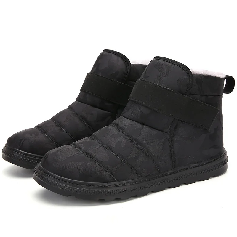 

Winter Men Boots Casual Warm Ankle Boots Shoes for Man Sneakers Winter Plush Fur Woman Footwear Comfortable Platform Snow Boots